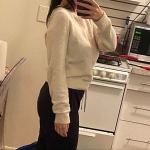 Vince Brushed Crewneck Pullover Sweater